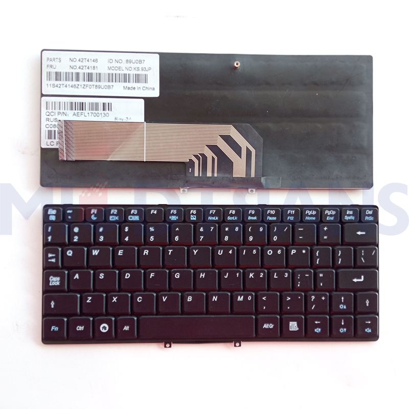 لوحة مفاتيح الكمبيوتر المحمول في الولايات المتحدة الجديدة لـ Lenovo S9 S10-1 S10E M10 3G M10W S9E S20 استبدال لوحة المفاتيح